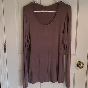 Maurices, Plum Long Sleeve Shirt, Size XL